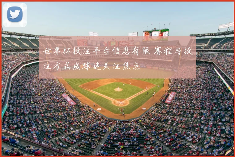 世界杯投注平台信息有限 赛程与投注方式成球迷关注焦点